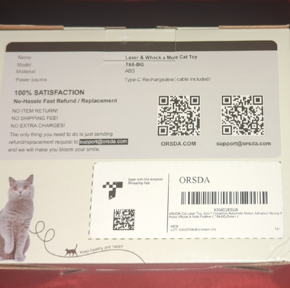 Orsda Double Laser Cat Toy - Picture 2 of 14